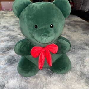Velvety Green Plush Gummy Bear 16” cuddly soft